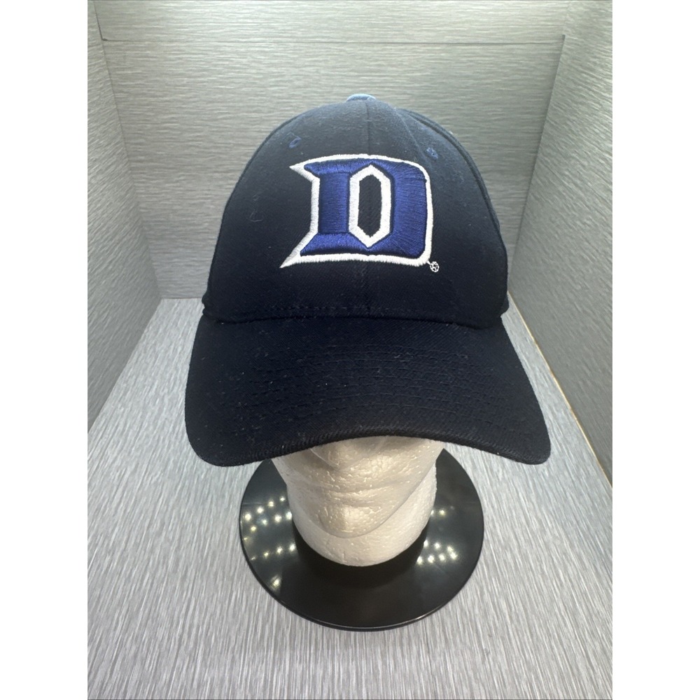 Duke University Blue Z Fit Embroidered Baseball Hat Cap Stretch Fit Medium‎